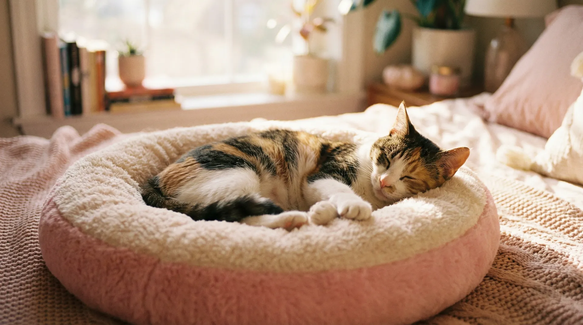三花猫安静入睡 - 龙在少林粤语